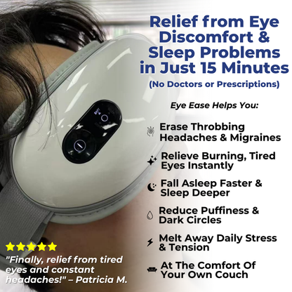 5-in-1 Eye Relief System That Melts Away Years of Strain, Headaches & Restless Nights